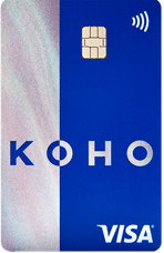 KOHO Premium Prepaid Visa Card