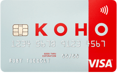 KOHO Prepaid Visa Card