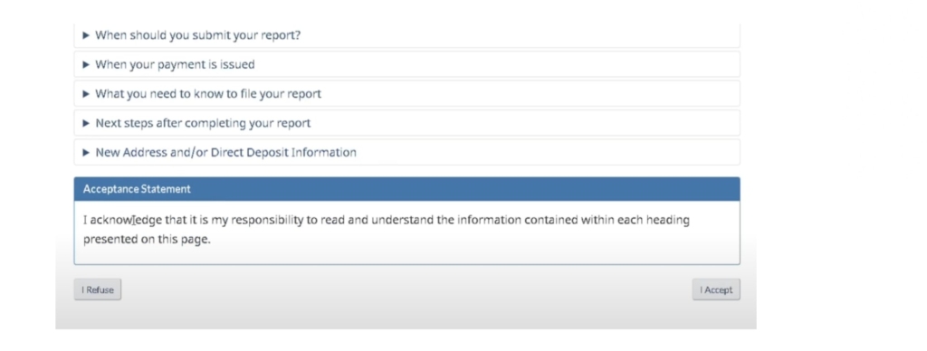 EI Online Reporting Step2